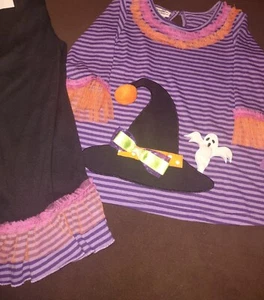 Blueberi 2 Pieces Toddler 4T exclusive Halloween Light Up Ghost + Witch Hat - Picture 1 of 7