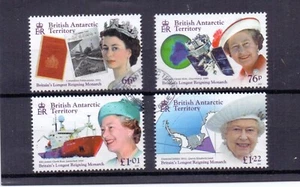 BRITISH ANTARCTIC TERR. 2015 QEII LONGEST REIGN SET ( 4 ) FU/CTO - Picture 1 of 1