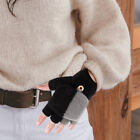  Wełniane rękawiczki Półpalcowe Klapa Dzianinowe Bez palców Outdoor Secretional Girl