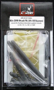 Armory Models 1/72 SOVIET Kh-59M OVOD-M (AS-18 Kazoo) AIR TO SURFACE MISSILES - Picture 1 of 1
