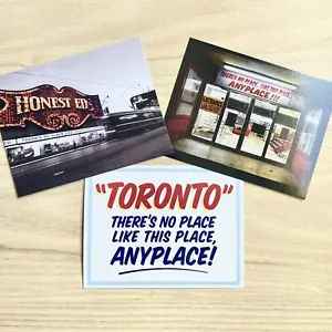 HONEST ED'S POSTCARD SET - toronto eds architecture streetcar ttc - Picture 1 of 4