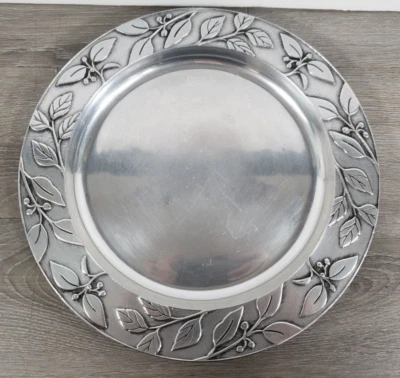 THE WILTON COMPANY RWP ARMETALE BOTANICA BANDEJA DE PLATOS 12,25" HECHA EN EE. UU. Foto 1 de 4