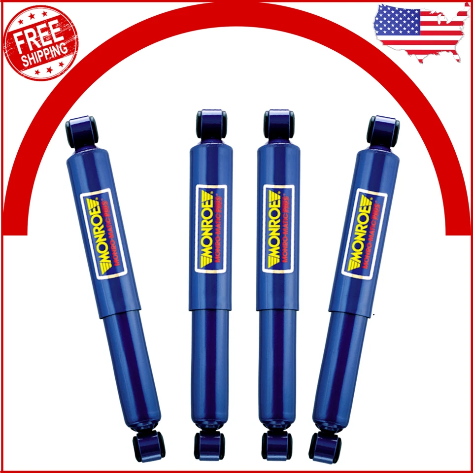 2 Amortiguadores delanteros y 2 traseros Monro-Matic Plus para Chevrolet G20 1978-1995 Foto 1 de 4