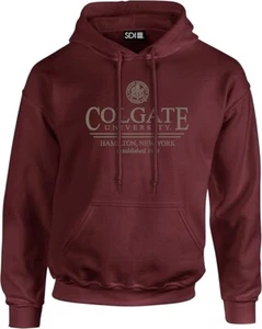 SDI NCAA Colgate Raiders Classic Seal Long Sleeve Hoodie, Medium, Maroon - Picture 1 of 1