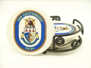 USS GETTYSBURG CG 64 Untersetzer Militär USN U S Navy A - Bild 1 von 7