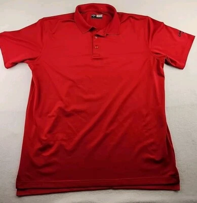 Polo de golf Callaway Opti-Dri rojo para hombre XL ligero mezcla de poliéster Foto 1 de 4