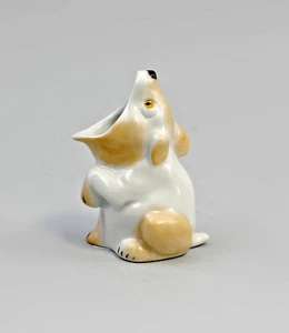 9986385 Porcelain Vase Dog Lindner Bavaria H7, 5cm Hand Painted - Picture 1 of 2