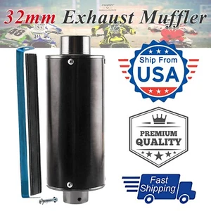 Silenciador de tubo de escape de 32 mm para Dirt Pit Bike ATV Quad Trail Bike -/ SSR Taotao - Imagen 1 de 5