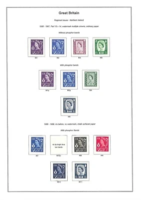Great Britain - Regional Issues - N. Ireland - 1958 - 2019 - SG NI 1 - SG NI 167 - Image 1 of 4