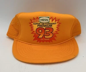 Sombrero ajustable vintage años 80 Hess súper detergente premium 93 octanos camionero - Imagen 1 de 6