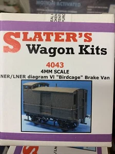 Slaters 4043 4mm Scale NER/LNER Birdcage Brake Van Plastic Kit 00 Gauge - Picture 1 of 1
