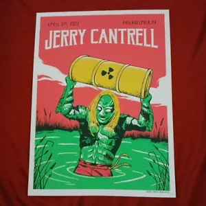 Jerry Cantrell Poster Philadelphia PA April 3rd, 2022 Limited 22/100 Alice In Ch - Picture 1 of 14