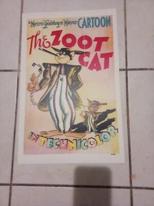 Tom y Jerry Zoot gato póster traje metro goldwyn mayer - Imagen 1 de 3