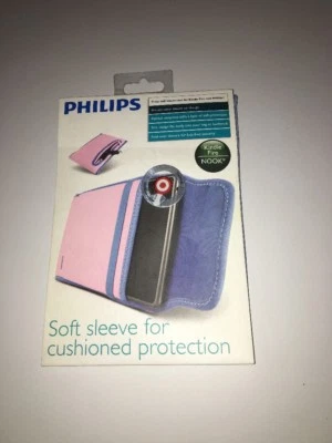 Funda blanda Philips para Kindle Fire Nook o HTC Flyer rosa y azul NUEVA Foto 1 de 4