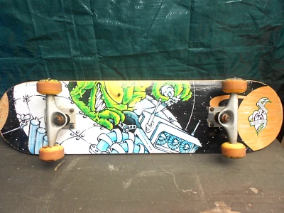 ВИНТАЖНЫЙ KRYPTONICS CUSTOM SERIES СКЕЙТБОРД ТЯЖЕЛАЯ ОБЯЗАННОСТЬ ДЕРЕВЯННЫЙ 31 x 7 1/2 в L399 - Изображение 1 из 4