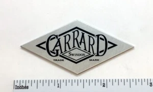 Garrard Swindon Badge Logo for Turntable Base Plinth - Custom Made Aluminum - Picture 1 of 7