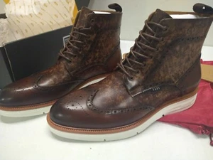 Taft 365 Herren M005 Schnürstiefel Vintage Stil Espresso Größe 9,5. Neu im Karton - Bild 1 von 19