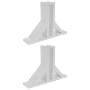 2Pcs Garden Fence Post Bases Lawn Picket Fence Stand Holder Yard fence Supply - Picture 1 of 12