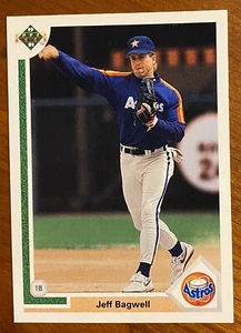 1991 Upper Deck JEFF BAGWELL #755 Astros HOF  - Picture 1 of 2