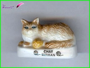 Feve Les Races de Chat Cat Edition Atlas " Le Birman " #A3 - Imagen 1 de 1