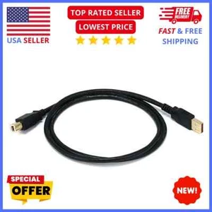 Monoprice 3ft USB A to B 2.0 Cable Gold Plated Connectors, Shielded Printer Cord - Picture 1 of 4