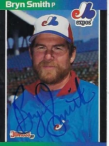 BRYN SMITH FIRMADO 1989 DONRUSS #216 - EXPOSICIONES DE MONTREAL - Imagen 1 de 1