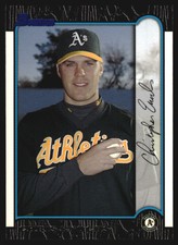 1999 Bowman Oakland Athletics Baseball Card #204 Chris Enochs