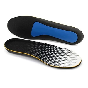 Plantar Fasciitis Arch Support Insoles Unisex - Full Length Cushion Orthotics L - Picture 1 of 7