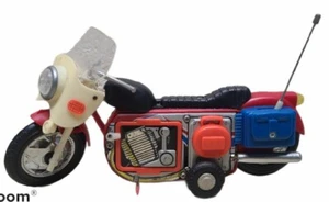 Motocicleta de juguete de hojalata antigua vintage años 60 - ¡¡FUNCIONA PROBADA!!! - Imagen 1 de 6
