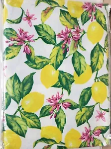 1 Printed Fabric Tablecloth, 60" Round (4-6 people) EURO LEMONS, VL - Picture 1 of 11
