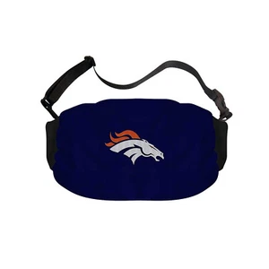 "NUEVO Calentador de Manos de Fútbol Americano con Licencia Denver Broncos 15"" x 7,5"" Peluche Térmico - Imagen 1 de 1