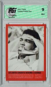 PGI 9 Rare Muhammad Ali 2021 Topps #25 Red SP The 1 of 10 Trading Card