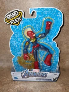 HASBRO MARVEL AVENGERS CAPTAIN MARVEL BEND AND FLEX NEW OTHER FAST SHIPPING - Picture 1 of 2