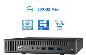 HP EliteDesk 800 G2 Mini Desktop PC Intel Core i5 6500T 8G 500G Win 10 PRO - Picture 1 of 1