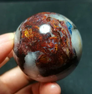 TOP 150G Natural Polished Namibia"Pietersite"Gemstone Ball Healing B371 - Picture 1 of 14