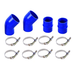 Kit de botas Intercooler manguera relicona de 5 capas aptas para 1994-2002 Dodge Cummins azul - Imagen 1 de 5