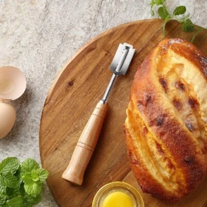 Premium Hand Crafted Bread Lame for Dough Scoring Knife with 10 Blades - Picture 1 of 6