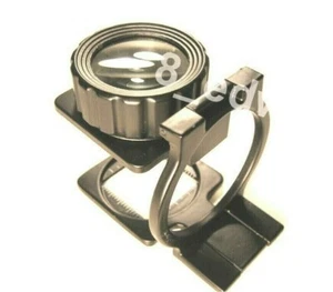 10 Units of Large 10x Mag Professional Heavy Steel Fold Loupes / Linen Testers - Picture 1 of 11