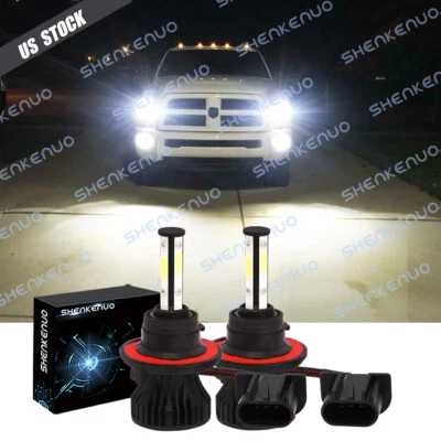 Kit de faros LED H13 para Dodge Ram 1500 2500 3500 2006-2012 luces altas bajas Foto 1 de 4