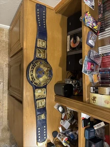 WWE Big Eagle Championship Replica Blue Title Belt 1998 - Bild 1 von 23