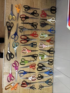 Lote F 40+ Tijeras Confiscadas Aeropuerto TSA (Usadas, Varias Marcas/Colores) - Imagen 1 de 11