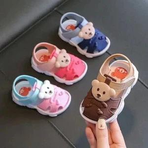 Color: Black, Shoe Size: 3 - 2024 Summer Baby Boys Girls Sandals Children Beach - Picture 1 of 7