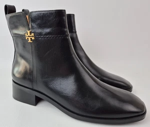 Tory Burch Everly Damen-Stiefeletten schwarz Leder Größe 11 M. - Bild 1 von 7