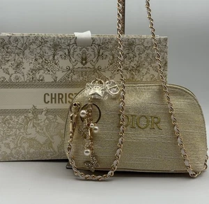 Borsa a tracolla Dior Beauty Holiday Edition nuova senza etichette + catena oro - Foto 1 di 7