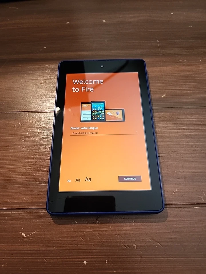Amazon Fire Kindle HD 6 4ª Generación 6 GB PW98VM Azul ~ Probado y Funcionando Foto 1 de 4