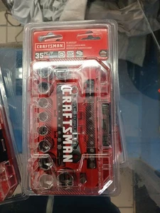 Craftsman CMMT12005LZ Metric Bit Driver Set 35 Pc 1/4" Drive w/ Portable Case - Foto 1 di 2