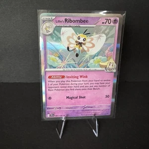 Pokemon TCG Lillie's Ribombee 067/159 Journey Together Rare Holo NM - Picture 1 of 2