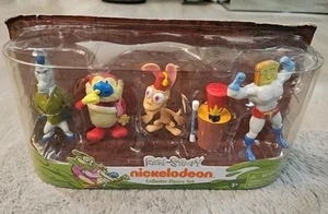 REN & STIMPY Collector 5 Figure Set Just Play 2017 nickelodeon Powdered Toastman - Picture 1 of 7