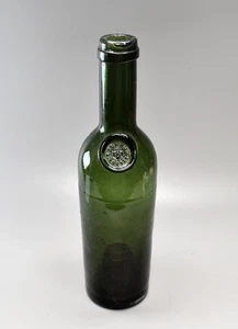 Schöne antike grüne Glas Siegel Flasche E. Pernod Couvet französisch - Bild 1 von 5