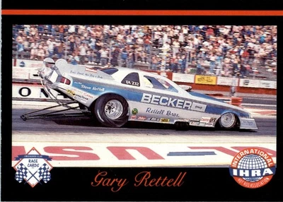 Gary Rettell - 1989 Checkered Flag IHRA - #14 - Racing - Image 1 of 2